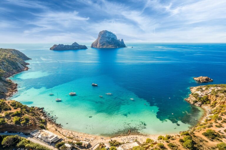 Aerial,View,Of,Cala,Dhort,,Ibiza,Islands,,Spain